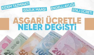 2024’te verilecek asgari ücret belli oldu! Asgari ücretle birlikte değişecek ödemeler