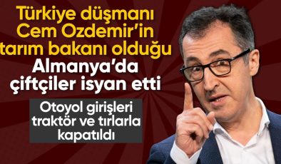 Almanya’da hükümeti protesto eden çiftçiler ülke genelinde gösteriler düzenledi