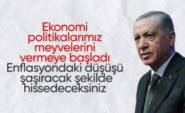 Cumhurbaşkanı Erdoğan’dan ekonomi mesajı: Enflasyonda ivme kaybı başladı