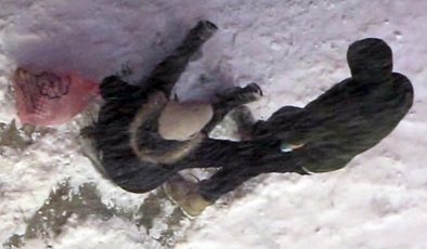 Erzurum’da cadde ve sokaklar buz pistine döndü: Ayakta durmak bir mucize