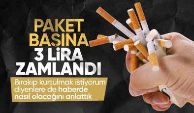 Sigaraya yeni yıl zammı! Fiyatı 3 TL yükseldi