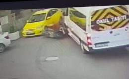 Şişli’de taksideki yolcunun açtığı kapıya çarpan motokurye öldü
