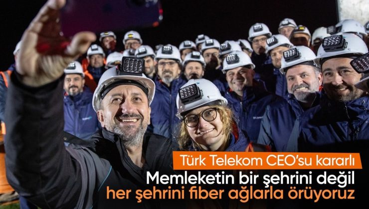 Türk Telekom CEO’su, çalışanlarıyla yeni yıla fiber dönüşüm için sahada girdi