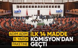 8. Yargı Paketinin ilk 14 maddesi TBMM Adalet Komisyonunda kabul edildi