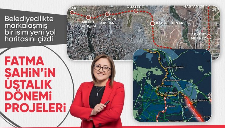 Gaziantep Büyükşehir Belediye Başkanı Fatma Şahin projelerini açıkladı: Ulaşım, kentsel dönüşüm..