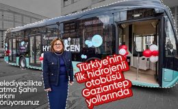 Türkiye’nin ilk hidrojenli otobüsü Gaziantep yollarında