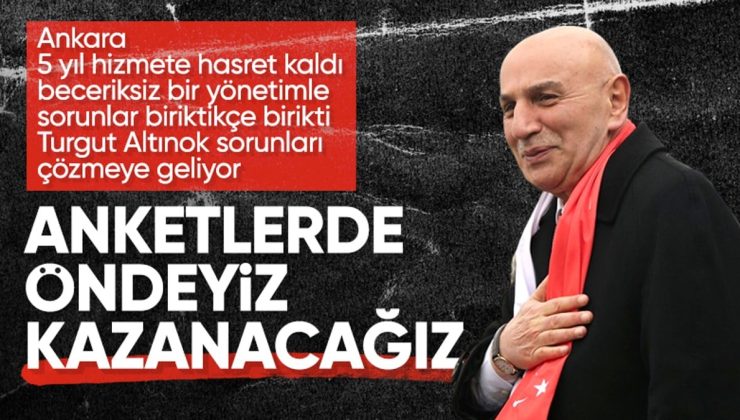 Turgut Altınok açıkladı: Gerçek anketlerde öndeyiz