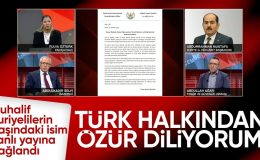 Suriye Geçici Hükümeti Başbakanı: Türk halkından özür diliyorum